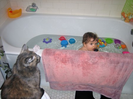Bath time with Murky