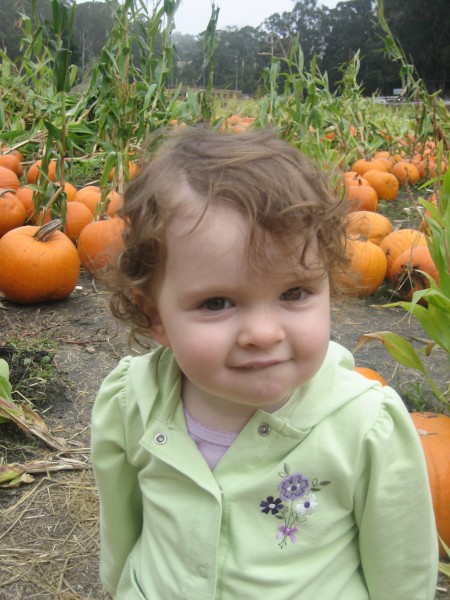 Izzy and the pumpkin farm